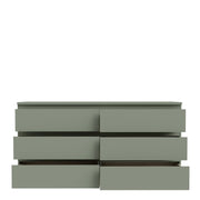 Edmore 6 Drawer Wide Chest in Sage Green – image 5