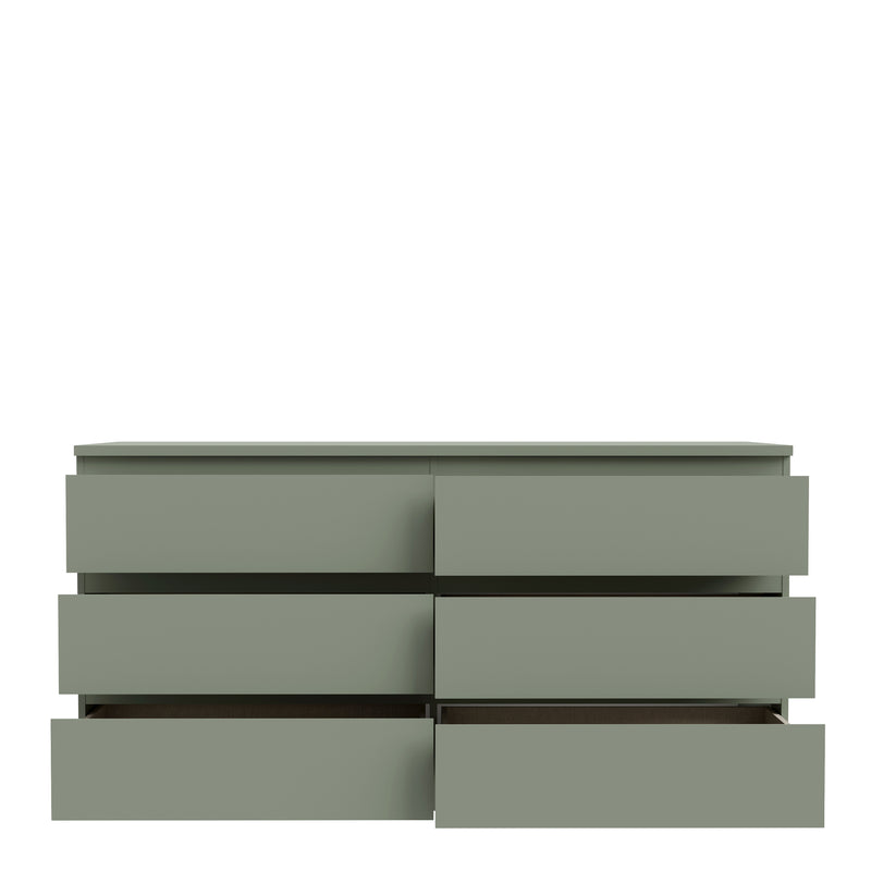 Edmore 6 Drawer Wide Chest in Sage Green – image 5
