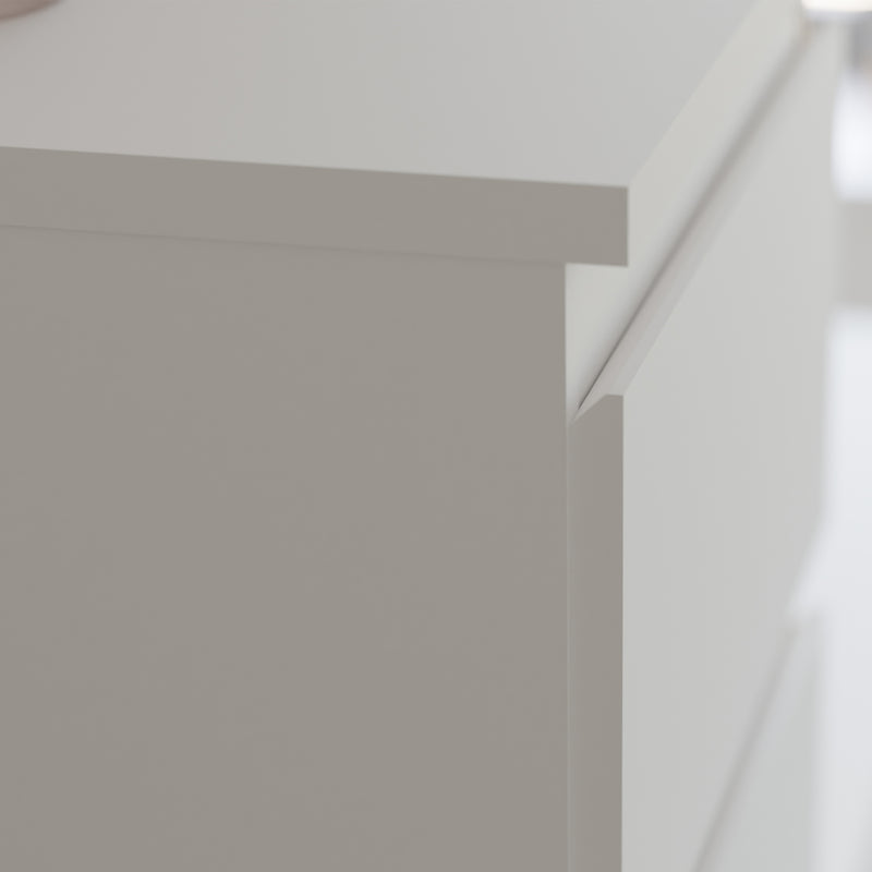 Edmore 5 Drawer Tall Narrow Chest in White – image 8