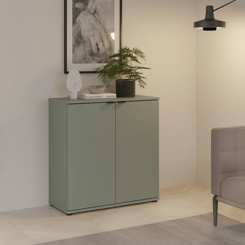 Ganymede 2 Door Cupboard in Sage Green – image 6