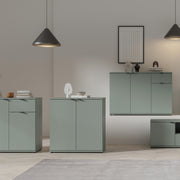 Ganymede 2 Door Cupboard in Sage Green – image 7