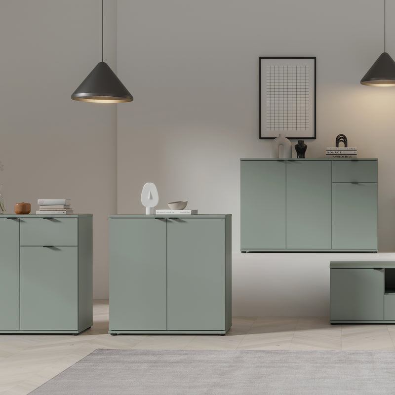 Ganymede 2 Door Cupboard in Sage Green – image 7