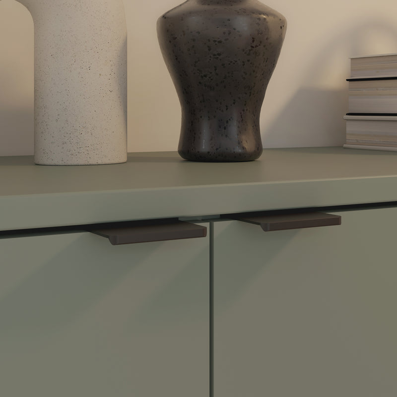 Ganymede 2 Door Cupboard in Sage Green – image 9