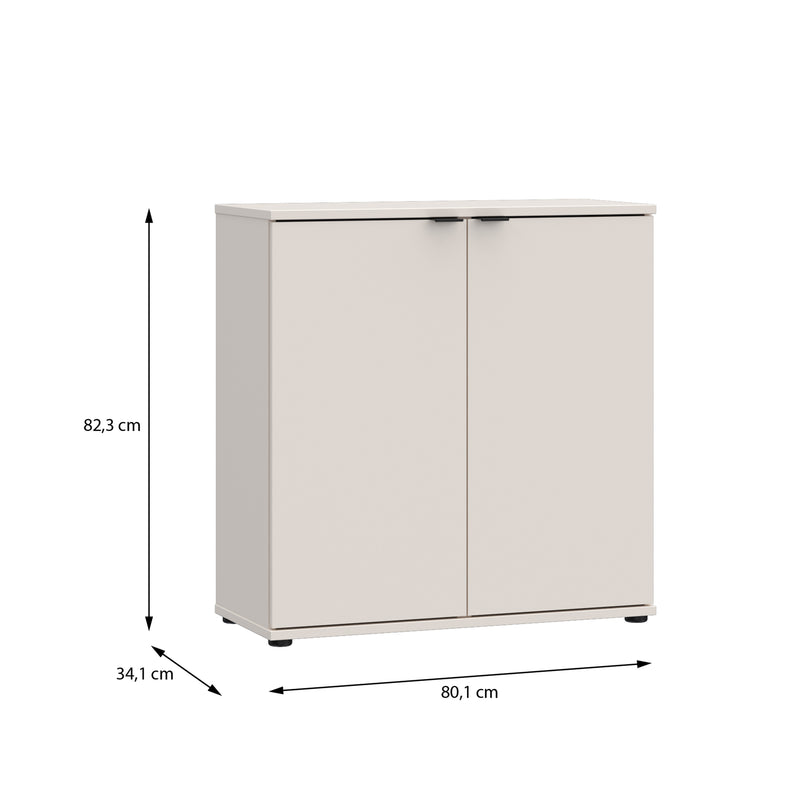 Ganymede 2 Door Cupboard in Sand – image 10