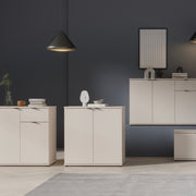 Ganymede 2 Door Cupboard in Sand – image 7