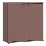 Ganymede 2 Door Cupboard in Terracotta – image 1