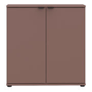 Ganymede 2 Door Cupboard in Terracotta – image 2