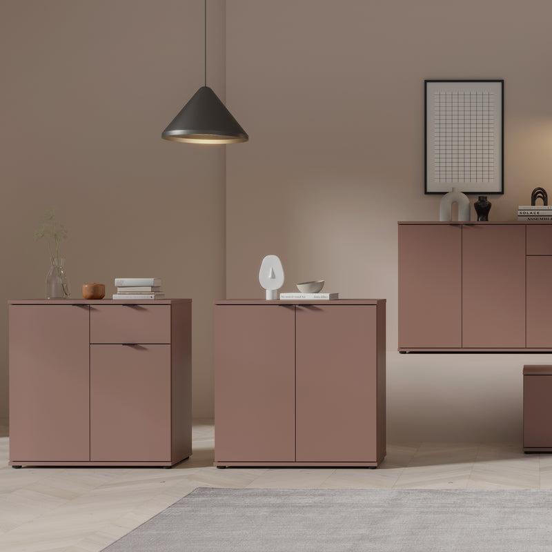 Ganymede 2 Door Cupboard in Terracotta – image 7