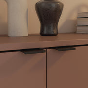 Ganymede 2 Door Cupboard in Terracotta – image 9