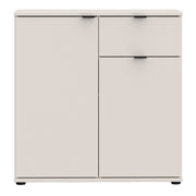 Ganymede 2 Door Cupboard with Drawer in Sand – image 2