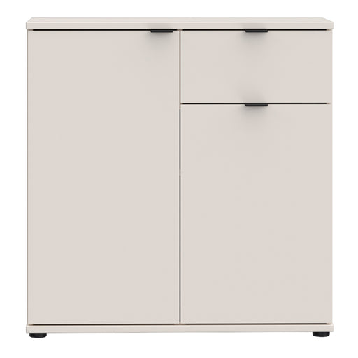 Ganymede 2 Door Cupboard with Drawer in Sand – image 2