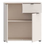 Ganymede 2 Door Cupboard with Drawer in Sand – image 4