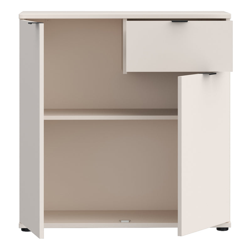 Ganymede 2 Door Cupboard with Drawer in Sand – image 4