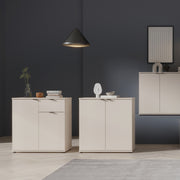 Ganymede 2 Door Cupboard with Drawer in Sand – image 6