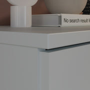 Ganymede Wide 3 Door Cupboard with Drawer in Light Grey – image 7