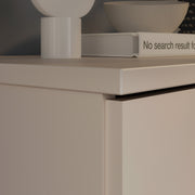 Ganymede Wide 3 Door Cupboard with Drawer in Sand – image 7