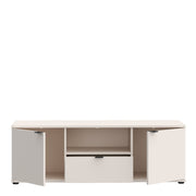 Ganymede TV Unit with Open Shelf, Drawer & 2 Doors in Sand – image 4