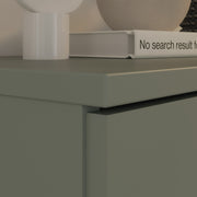 Ganymede TV Unit with Open Shelf, Drawer & 2 Doors in Sage Green – image 7