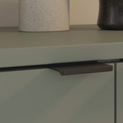 Ganymede TV Unit with Open Shelf, Drawer & 2 Doors in Sage Green – image 8