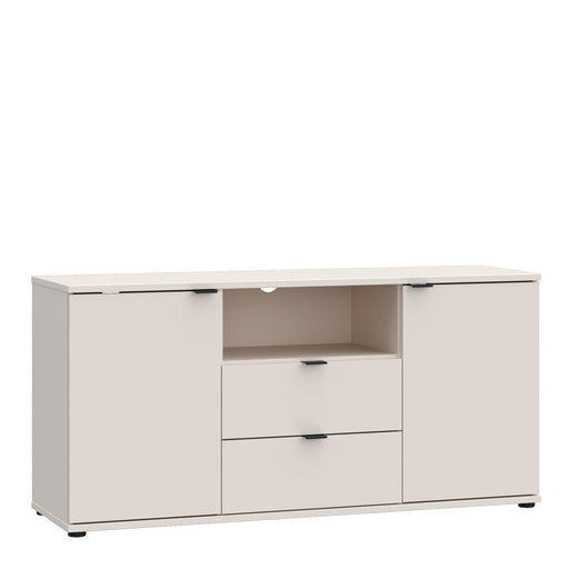 Ganymede TV Unit with Open Shelf, 2 Drawers & 2 Doors in Sand – image 1
