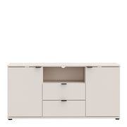 Ganymede TV Unit with Open Shelf, 2 Drawers & 2 Doors in Sand – image 2