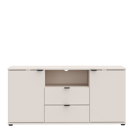 Ganymede TV Unit with Open Shelf, 2 Drawers & 2 Doors in Sand – image 2