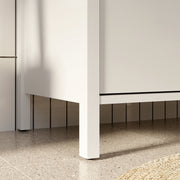 Ipsarion High Cupboard with 2 Doors & Silver Handles in White – image 8
