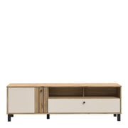 Grafton TV Unit n Cream and Oak – image 2