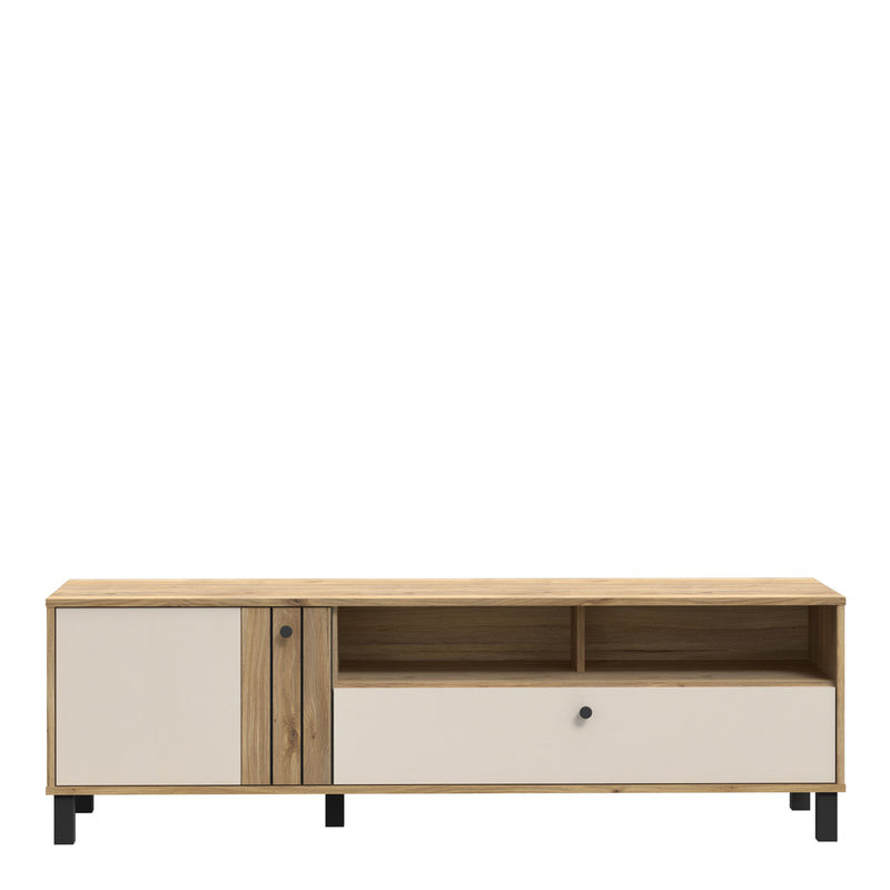 Grafton TV Unit n Cream and Oak – image 2