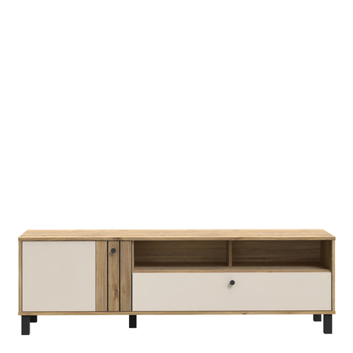 Grafton TV Unit n Cream and Oak – image 2
