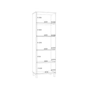 Grafton Glass Door Display Cabinet in Cream and Oak – image 9