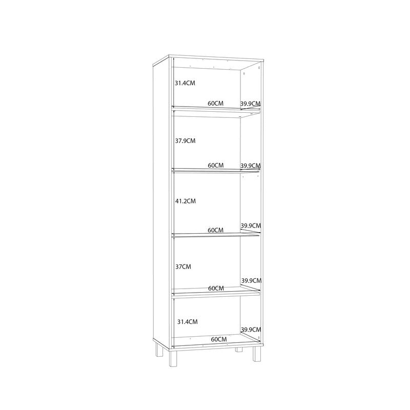 Grafton Glass Door Display Cabinet in Cream and Oak – image 9