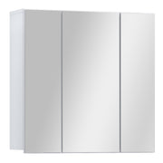 Lokko Hanging Cupboard with 3 Mirror Doors in White – image 1