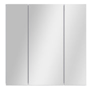Lokko Hanging Cupboard with 3 Mirror Doors in White – image 2