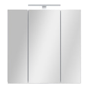 Lokko Hanging Cupboard with 3 Mirror Doors in White – image 5