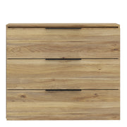 Orkney 3 Drawer Chest in Mauvella Oak – image 5