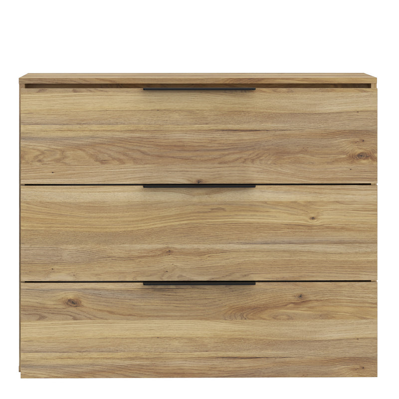 Orkney 3 Drawer Chest in Mauvella Oak – image 5