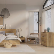 Orkney 3 Drawer Chest in Mauvella Oak – image 7
