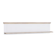 Pontypool Wall Shelf in White and Riva Oak – image 1