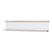 Pontypool Wall Shelf in White and Riva Oak – image 3