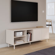 Playly TV Unit with Open Shelving and 2-Door Storage in Sand – image 5