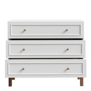 Wensley 3 Drawer Chest in Light Grey and Oak – image 4