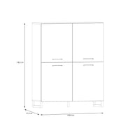 Sali 4 Door Highboard in Light – image 8