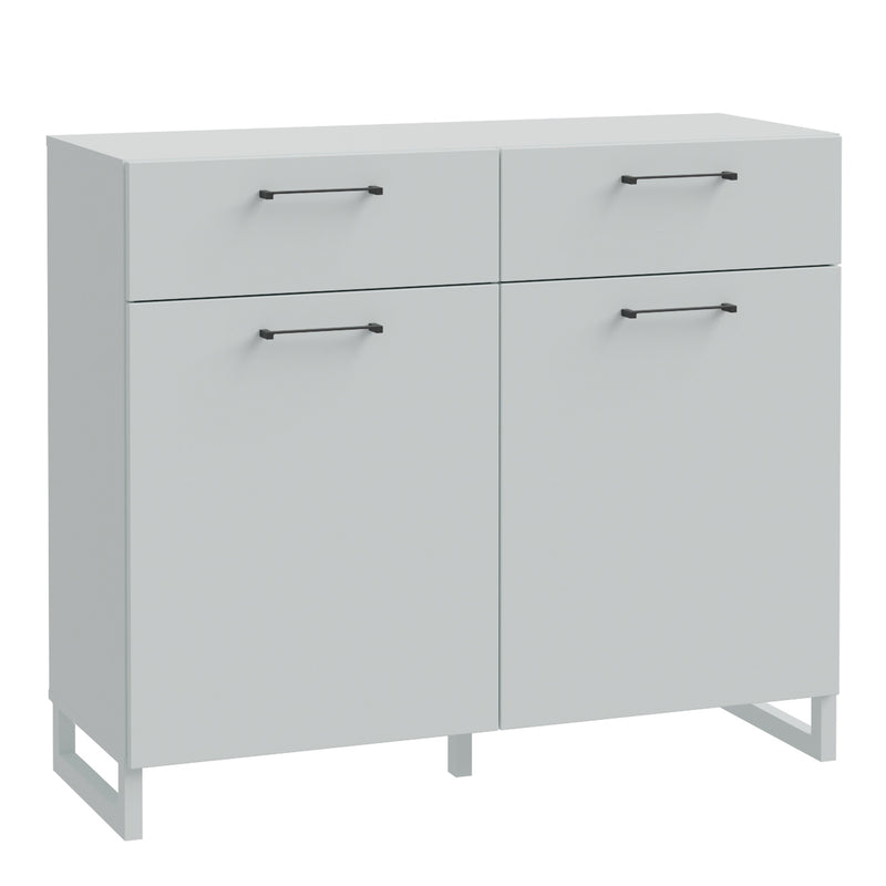 Sali 2 Door 2 Drawer Chest – Grey – image 1