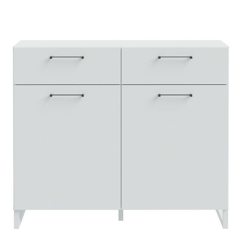 Sali 2 Door 2 Drawer Chest – Grey – image 2