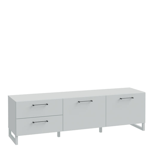 Sali 2 Door 2 Drawer TV Unit in Light – Grey – image 1