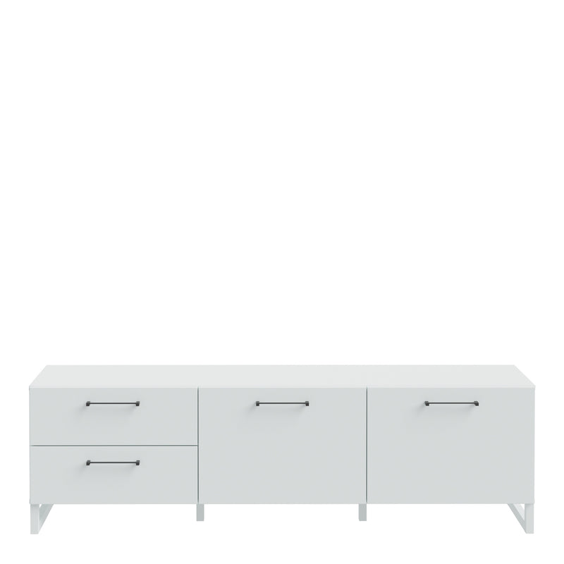 Sali 2 Door 2 Drawer TV Unit in Light – Grey – image 2