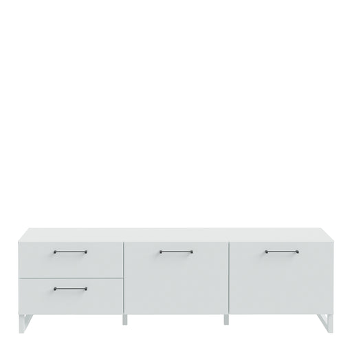 Sali 2 Door 2 Drawer TV Unit in Light – Grey – image 2