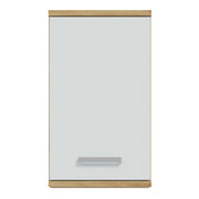 Veris Small Hanging Cupboard with 1 Door in Artisan Oak and Light Grey – image 2