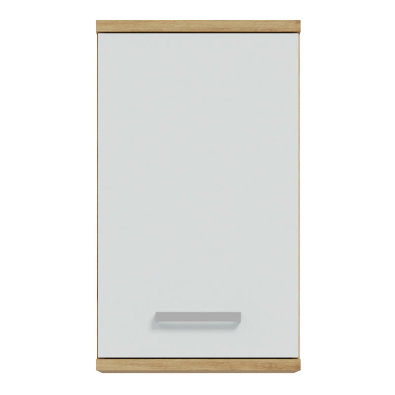 Veris Small Hanging Cupboard with 1 Door in Artisan Oak and Light Grey – image 2